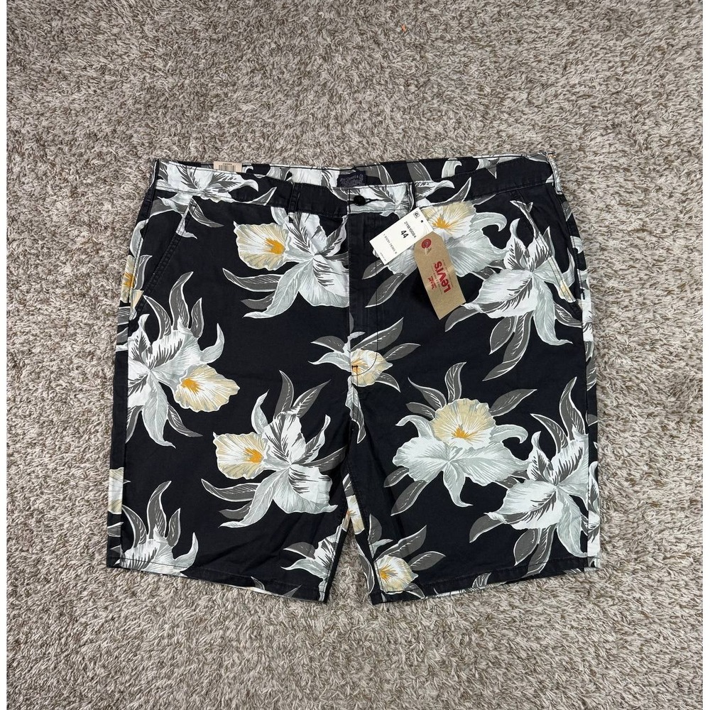 Levi's Men's Straight Chino Short Floral Hawaiian Shorts SIZE 44 NWT